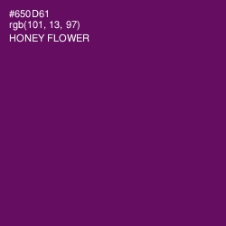 #650D61 - Honey Flower Color Image